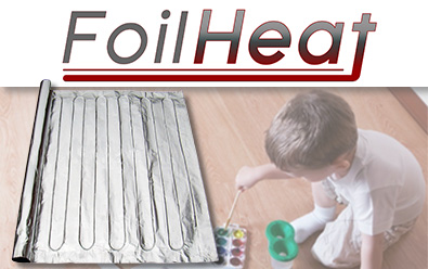 FoilHeat floor heating mat.