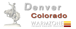 Warmzone radiant heat logo for Denver, CO.